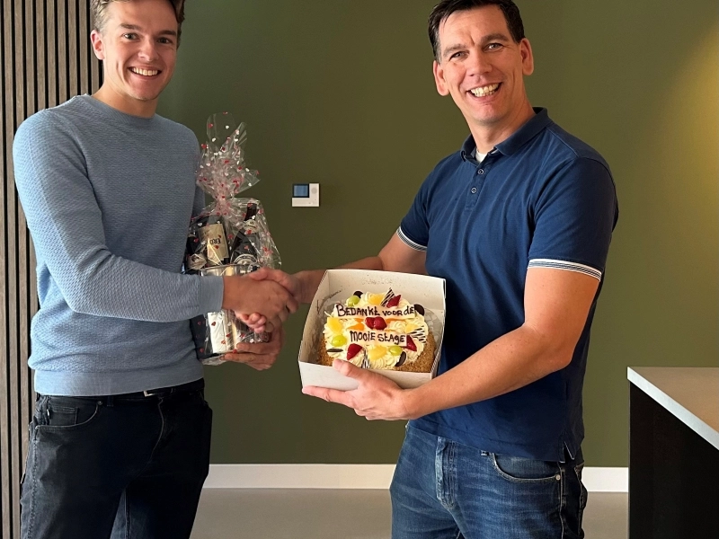 Thijn Slokker rond stage bij BIMpartners af met 8.5!